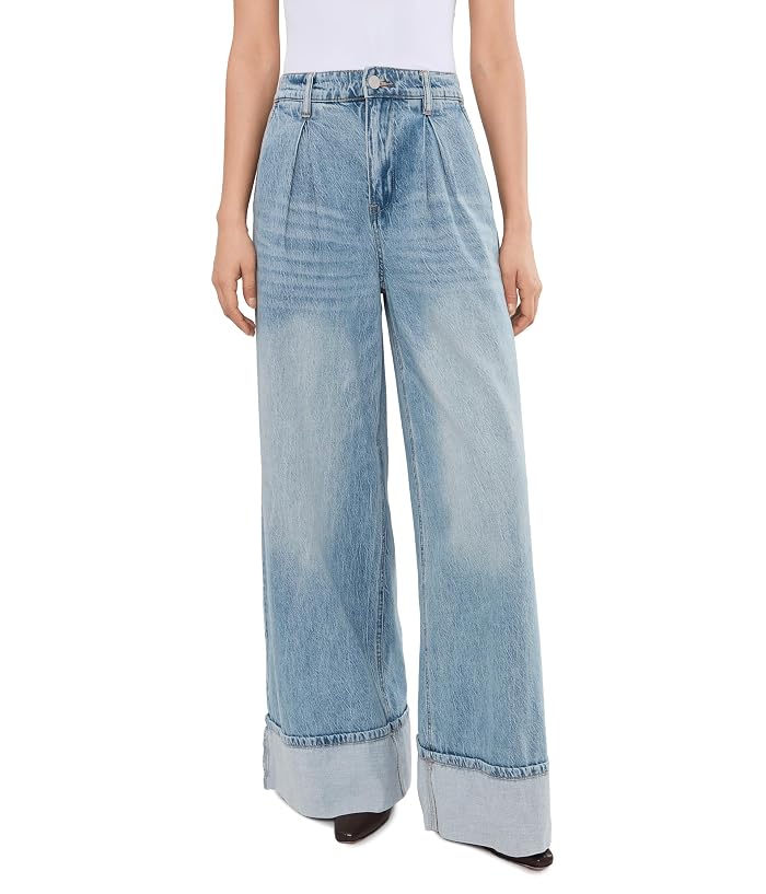 Women's Blank NYC Easy Day Denim Trousers in Blue